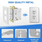 Metal Wall Plate Spacer For Uneven Electrical Outlet Boxes