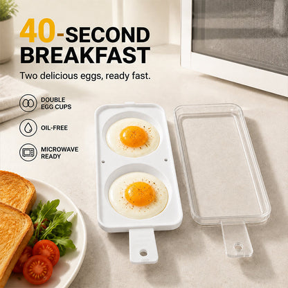 🥚⚡ 50% KORTING! 50K+ verkocht! Kook 2 perfecte eieren in 40 seconden – geen olie, geen pan, geen wachttijd. Gezond ontbijt in een handomdraai!