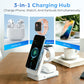 🔋📱 3-in-1 draadloze oplader | Magnetische uitlijning | Opvouwbaar & compact | Overstroom/overspanning/oververhitting beveiliging | Ingebouwd nachtlicht | 50% KORTING!