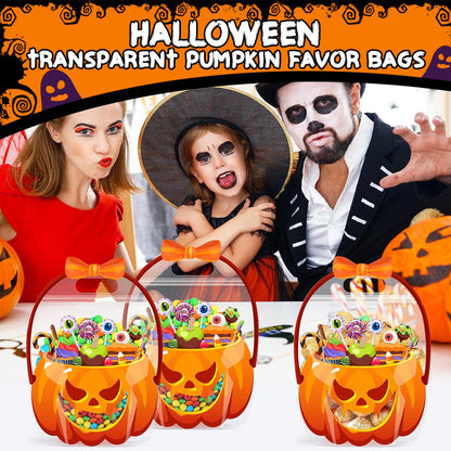 🎁🎃 Van deur tot deur zonder morsen – deze stevige pompoen cadeautasjes met handvat en rits zijn perfect voor snoep, traktaties en kleine cadeaus. 50% KORTING!