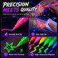 🎨💡 50% KORTING! Nooit meer onzichtbaar op een party! Deze UV-glow tattoo stiften laten je creaties oplichten onder blacklight – huidveilig, sneldrogend, en ook op glas, pompoen en steen. Word het stralende middelpunt!