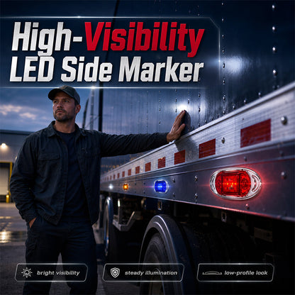 🚚🔆 50% KORTING! Nooit meer een slecht zichtbare trailer in het donker! Deze LED zijmarkeringslichten verbeteren je zichtbaarheid direct – robuust, waterdicht en in minuten gemonteerd. Veiliger de weg op!