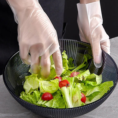 ✨🍳 Van koken tot schoonmaken – deze transparante, geurloze handschoenen beschermen je handen tegen vet, olie en vuil, en je ziet nog steeds wat je doet.