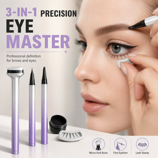 💄✨ 50% KORTING! Nooit meer drie losse make-up tools! Deze 3-in-1 pen doet eyeliner, wenkbrauwen én onderste wimpers in één – strakke ogen in minuten, overal mee naartoe!