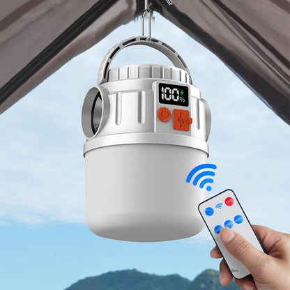 💡☀️ Nooit meer zonder licht op de camping of bij stroomuitval! Deze compacte buitenlamp combineert drie lichtbronnen, zonne-energie en USB-C – plus noodstroom voor je telefoon.