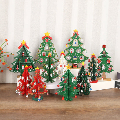 🎄🔨 DIY houten kerstboom set | Inclusief alle ornamenten | Natuurlijk hout, licht & stevig | Geen gereedschap nodig | Leuk voor kinderen | 50% KORTING!