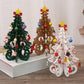 🎄🔨 DIY houten kerstboom set | Inclusief alle ornamenten | Natuurlijk hout, licht & stevig | Geen gereedschap nodig | Leuk voor kinderen | 50% KORTING!