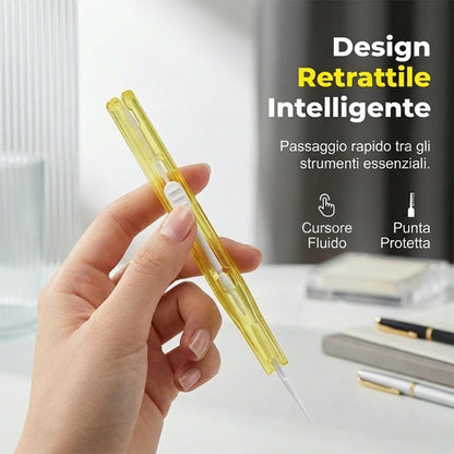 🎧💥 50% KORTING! Nooit meer stof in je oplaadpoort! Deze dubbelzijdige uitschuifbare poortborstel reinigt oortjes, oplaadpoorten & kleine apparaten – krasvrij, compact en altijd bij de hand!
