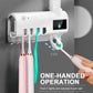 🦷✨ 50% KORTING! Stop met bacteriën op je tandenborstel! Dit 3-in-1 slim station met UV-sterilisatie, tandpastadispenser en gezinsopbergruimte maakt je badkamer hygiënisch en opgeruimd – draadloos, zonder boren!
