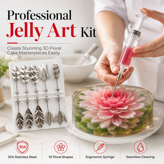 🎂💐 50% KORTING! Nooit meer saaie taarten! Met deze 3D gelatine art tools tover je eetbare bloemen op je desserts – professioneel resultaat, thuis en in minuten. Indrukwekkend op elk feest!