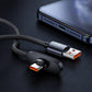 🎮🔌 50% KORTING! Nooit meer een kabel in je hand tijdens het gamen! Deze 90° USB-A naar USB-C kabel met 100W snelladen houdt de stekker strak langs je toestel – gevlochten, versterkt en klaar voor elke sessie!