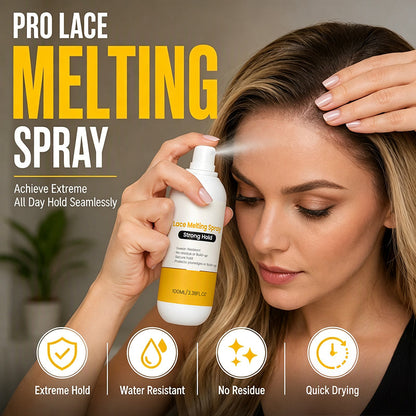💨✨ 50% KORTING! Nooit meer loslatende lace bij warmte of zweten! Deze smeltspray houdt je pruik 24 uur muurvast – onzichtbare haarlijn, geen jeuk, bestand tegen hitte en vocht.
