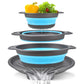 🥬💧 50% KORTING! Nooit meer een nat aanrecht! Deze 3-delige opvouwbare vergietset met afvoerbasis vangt al het water op en leidt het naar de gootsteen – ruimtebesparend, stapelbaar en klaar voor elke keukenklus!