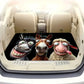 🚗🏵️ 50% KORTING! Nooit meer een schuivende of vieze kofferbakmat! Deze universele mat met antislip-rug en kristalfluweel oppervlak beschermt je auto en blijft perfect liggen – stijlvol en makkelijk schoon te maken!