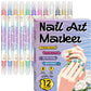 🎨💅 Stop met mislukte nail art! Dé professionele nagelstiften met dubbele punt – precisie + penseel in één, droogt in seconden en blijft dagenlang mooi. 50% KORTING!