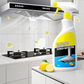 🍋🔥 50% KORTING! Nooit meer schrobben tegen aangekoekt vet! Deze schuimende ontvetter kleeft aan afzuigkap en spatwand, breekt vet in seconden af en laat je keuken stralen – met frisse citroengeur!