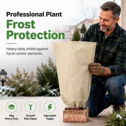 🌱❄️ 50% KORTING! Nooit meer bevroren planten! Deze 80g ademende vorstbeschermhoezen houden tuin-, pot- en balkonplanten warm – UV-bestendig en klaar voor sneeuw & kou!