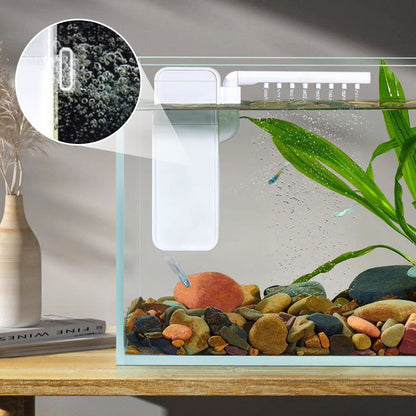 🐠💧 50% KORTING! Nooit meer troebel water in je kleine aquarium! Deze compacte multifunctionele filter filtert, circuleert én belucht – stijlvol, stil en neemt nauwelijks ruimte in!