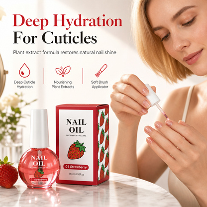 🌸💅 50% KORTING! Nooit meer pijnlijke, scheurende nagelriemen! Deze voedende nagelriemolie met precisieborstel hydrateert diep en herstelt – 6 geuren, 15 ml!