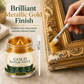 Alsof je meubels een gouden make-over krijgen! Eén tube, één borstel en je oppervlak straalt weer. 100 ml metallic goud, perfect voor decoratie en meubels.