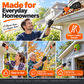 🍂🧹 50% KORTING! Nooit meer op een ladder voor je dakgoot! Deze multifunctionele gootreiniger met verstelbare kop en afneembare schep bereikt alles vanaf de grond – voor bladeren, mos en vuil!