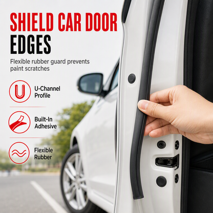 🚗 50% korting! Universele deurrandbeschermer – absorbeert stoten, voorkomt lakschade & krassen. Flexibel PVC, eenvoudig te installeren – 5/8/10 m! ✨🛡️