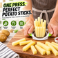 💥🍟 60% KORTING! Van aardappel naar friet in één beweging – deze stevige handmatige snijder werkt zonder stroom, voor friet, zoete aardappel en wortel!