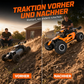 😱🎮 Stop met schermhangen! Dé 1:16 terreinauto met grote wielen en verhoogde ophanging – race buiten, dag én nacht!