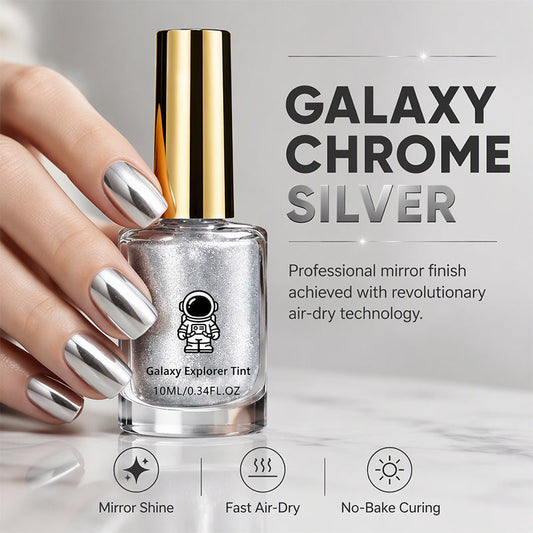 🌌💅 50% KORTING! Stop met plakkerige gellak die niet uithardt! Dé no-bake nagellak met galaxy chrome effect – hoogglans, chipbestendig en zonder UV-lamp!