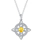 Sierlijke Keltische Heksenknoop Hanger Ketting – Elegant Design