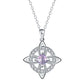 Sierlijke Keltische Heksenknoop Hanger Ketting – Elegant Design