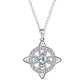 Sierlijke Keltische Heksenknoop Hanger Ketting – Elegant Design