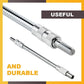 💥🔩 50% KORTING! Van onmogelijke hoek naar vastgedraaide schroef – deze flexibele as komt waar geen schroevendraaier komt. Met magneetkop en beschermkap!