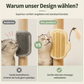 2-in-1 Corner Grooming Station for Pets with a Feather Stick