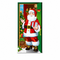 🎄🚪 50% KORTING! Nooit meer een fladderende, verkreukelde deurbanner! Deze kerstdeurhoes met thermische print en dik polyester geeft je voordeur in seconden een sprankelende kerstlook!