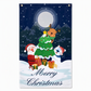 🎄🚪 50% KORTING! Nooit meer een fladderende, verkreukelde deurbanner! Deze kerstdeurhoes met thermische print en dik polyester geeft je voordeur in seconden een sprankelende kerstlook!