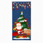 🎄🚪 50% KORTING! Nooit meer een fladderende, verkreukelde deurbanner! Deze kerstdeurhoes met thermische print en dik polyester geeft je voordeur in seconden een sprankelende kerstlook!