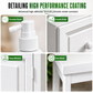 💥🎨 Van versleten wit naar showroomglans in één spray – waterdicht, antiroest en snel droog. Voor hout en metaal, ideaal voor buitenmeubels en relingen. 50% KORTING!