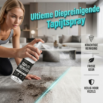💥🛋️ Van vies tapijt naar als nieuw – deze krachtige dieptereiniger met microschuim pakt vastgezet vuil aan in tapijt, bank én auto-interieur. Eén spray, overal resultaat!