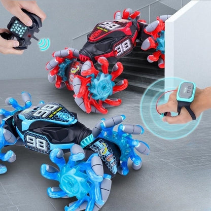🚗💥 50% KORTING! Ervaar het ultieme RC-avontuur – bestuur de WaveDrive Turbo met polsband of afstandsbediening, drift over elk terrein en scheur tot 30 km/u! LED, 4x4, non-stop stunts!