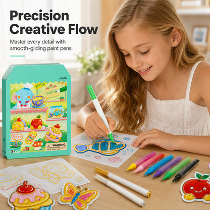 🎨 Verander kindertekeningen in 3D jelly stickers! Teken, maak, trek los en plak – zonder lijmresten. Eindeloos decoreren, overal!