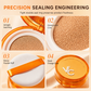 ✨ Alsof je huid van binnenuit straalt! Deze luchtige Vitamine C cushion bestrijdt oxidatie en olie – voor een egale, frisse look die blijft zitten.