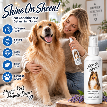 🐾✂️ Nooit meer trekken aan klitten! Deze conditioning spray ontwart vacht direct, geeft glans en kalmeert met lavendel – voor nat en droog haar.
