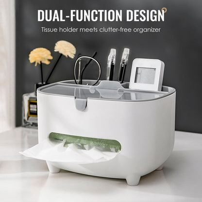 Multifunctional Tissue Box with Organizer