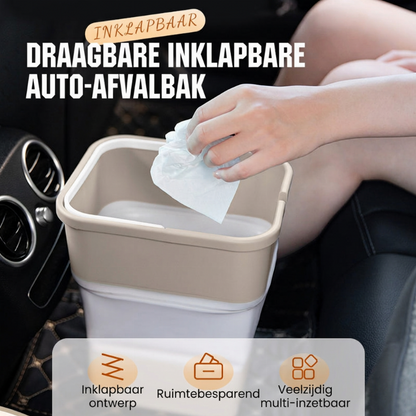 🚗🗑️ 50% KORTING! Nooit meer rommel in je auto! Deze opvouwbare autoprullenbak met ingebouwde zakjesdispenser is lekvrij, wasbaar en past overal – ook als organizer voor speelgoed & snacks!