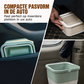 🚗🗑️ 50% KORTING! Nooit meer rommel in je auto! Deze opvouwbare autoprullenbak met ingebouwde zakjesdispenser is lekvrij, wasbaar en past overal – ook als organizer voor speelgoed & snacks!
