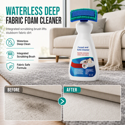 🛋️💥 50% KORTING! Nooit meer zeiknatte tapijten of muffe lucht! Deze waterloze schuimreiniger met dubbele borstelkop maakt banken & vloerkleden diep schoon – zonder naspoelen!