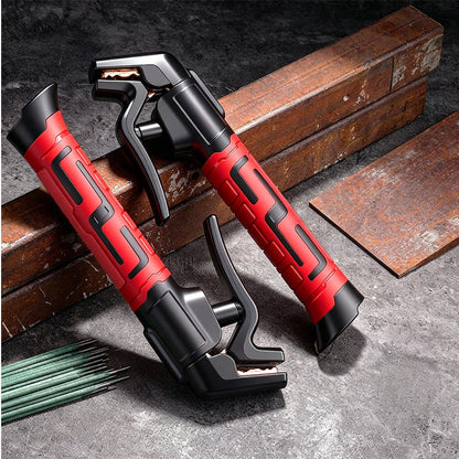 🔥⚡ 50% KORTING! Nooit meer wegglijden of onbereikbare hoeken! Deze 1000A laselektrodenhouder met zuiver koperen kern, gebogen kop & hittebestendige greep – voor stabiel en veilig lassen!