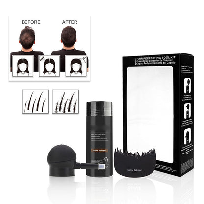 💥💇‍♂️ 50% KORTING! Nooit meer dunner wordend haar of kale plekken! Deze haaropbouwvezels geven direct voller haar – waterdicht, zweetbestendig & natuurlijk! Incl. applicator & kam!