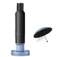 ☂️ Extra grote windvaste opvouwbare paraplu – 130 cm diameter, 12 verstevigde ribben, UPF 50+, Pongee stof, sneldrogend, voor 4 personen.